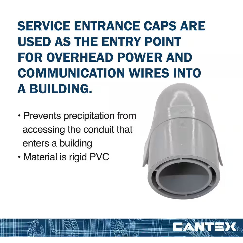 Cantex 2 in. Service Entrance Cap R5133743