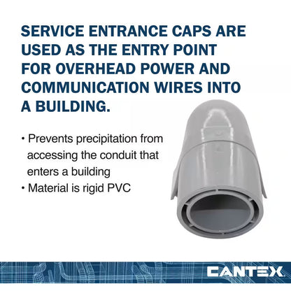 Cantex 2 in. Service Entrance Cap R5133743