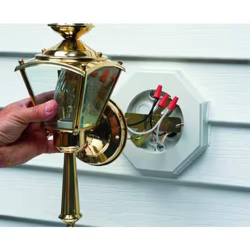 Arlington Industries Dutch Lap Siding Mounting Kit with Built-in Box Single Pack