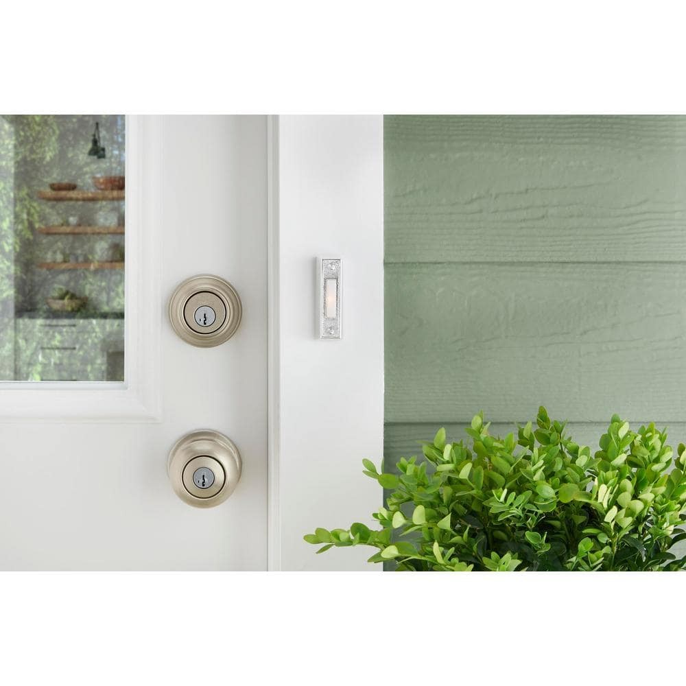 Defiant Wired Deluxe Contractor Doorbell Kit with 2 Wired Push Buttons