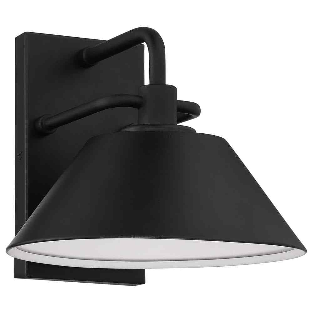 Access Lighting 1-Light Black LED Outdoor Wall Lantern Sconce 1-Pack