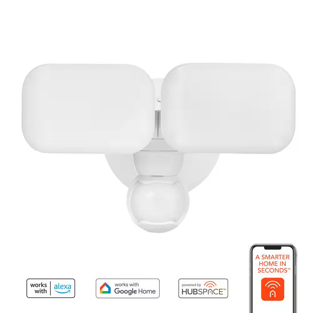 Defiant Maxdetect 240° Motion Sensor Smart Wired Outdoor 2-Head LED Flood Light