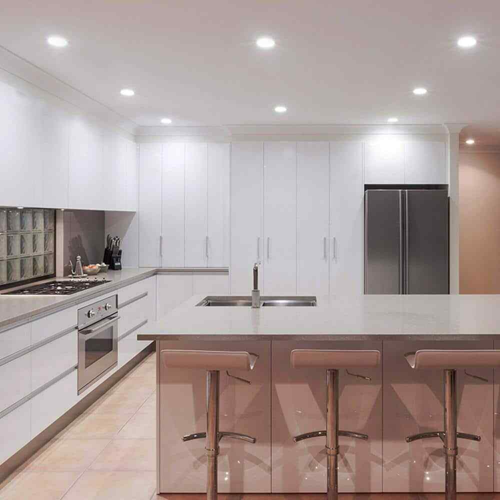Commercial Electric LED 6 in Round Color Adjust Canless Recessed Light (4-Pack)