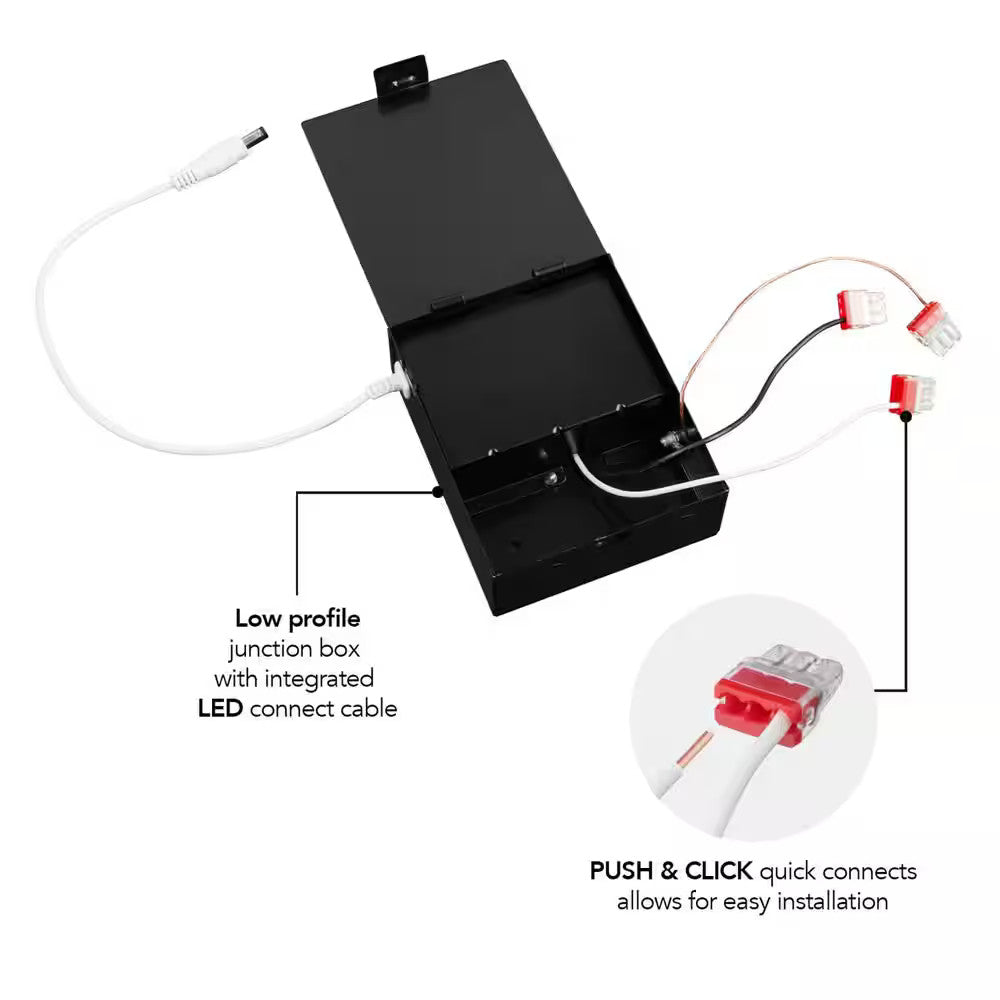 Commercial Electric Infiniedge 6 in Round Adj Color Temp Canless Recessed Light