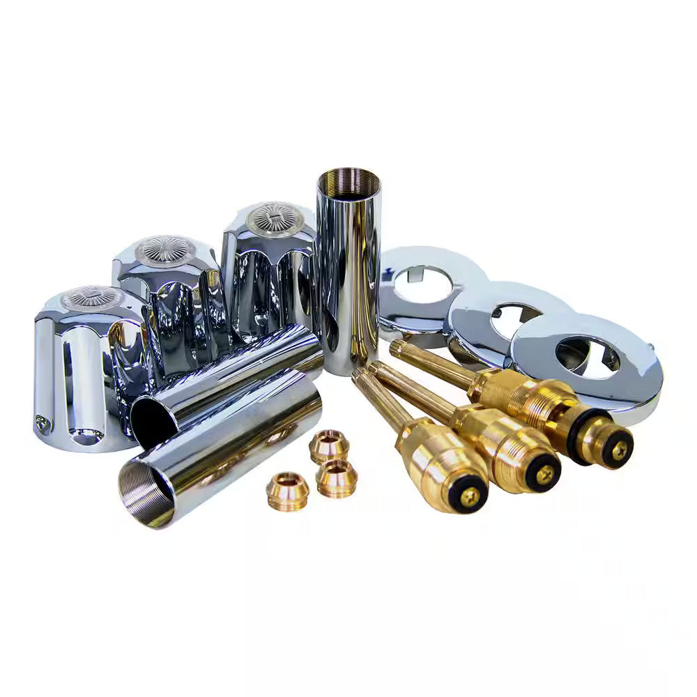 3-Handle Shower Valve Rebuild Kit for Gerber Tub/Shower Faucets Replaces 87-215