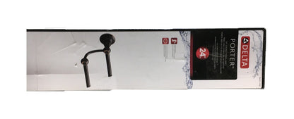 Delta Porter 24" Double Towel Bar Bath Hardware Accessory in Oil Rubbed Bronze