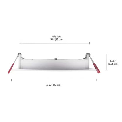 Commercial Electric LED 6 in Round Color Adjust Canless Recessed Light (4-Pack)