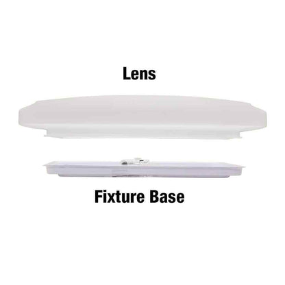 Commercial Electric 12"  Low Profile LED Flush Mount Square Closet Light Fixture