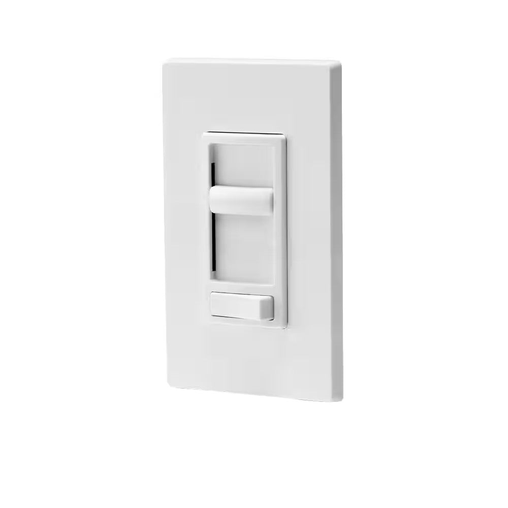 1 PACK Leviton SureSlide Slide Dimmers with Preset Switch White
