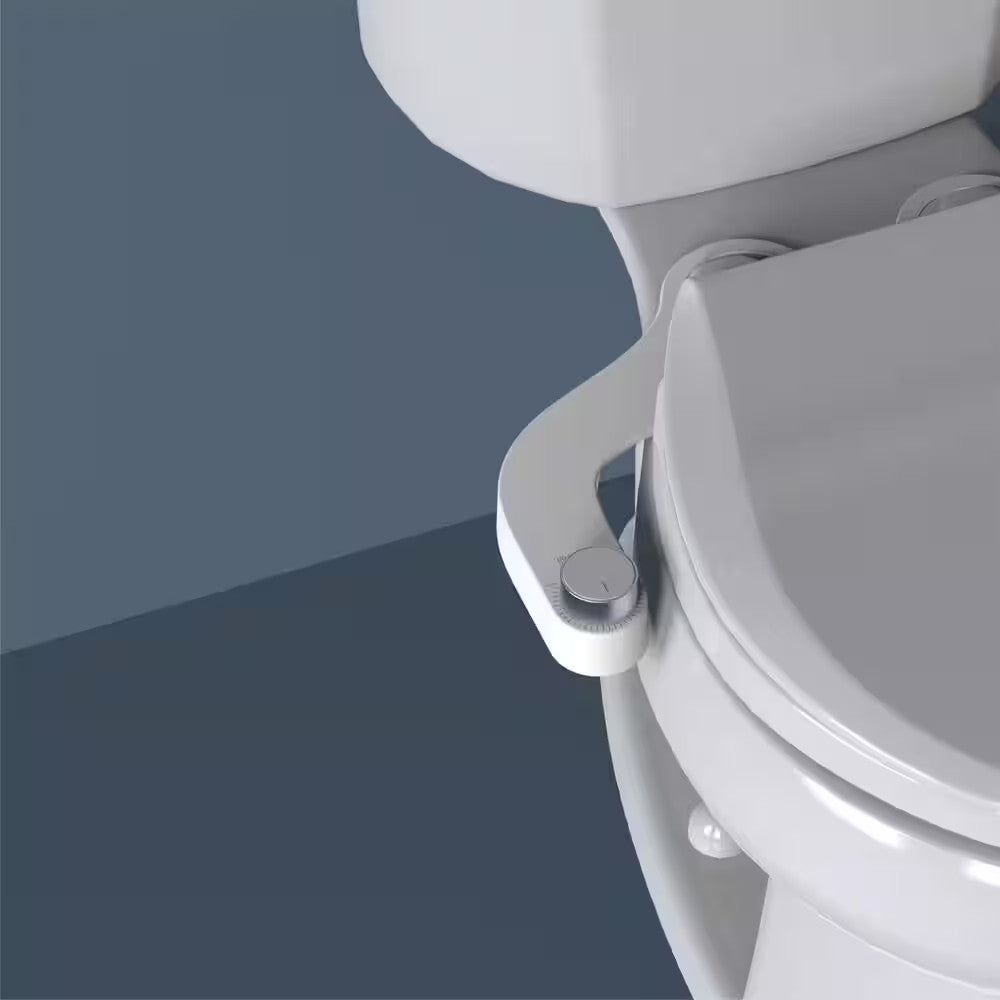 Brondell FreshSpa Comfort+ Ambient Temp Non-Electric Bidet Attachment in White
