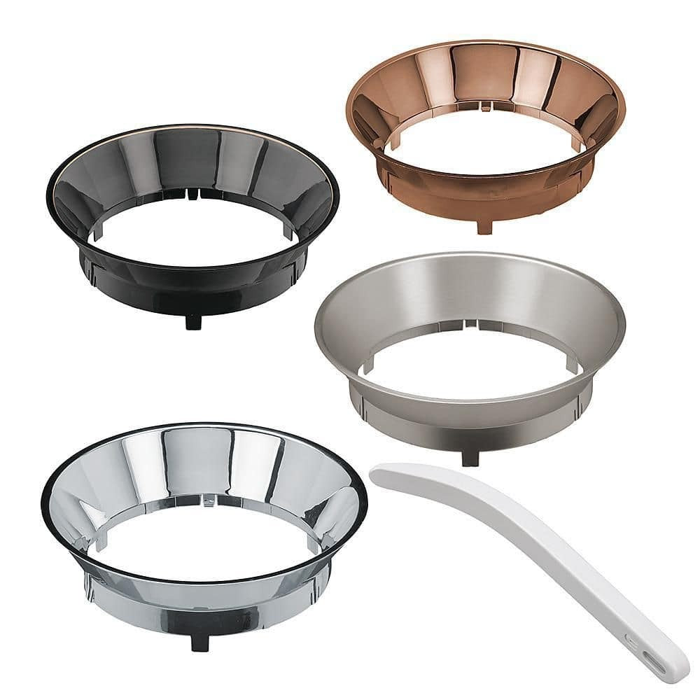 Commercial Electric 4 in. Adjustable LED Recessed Light Trim w/ 4 Trim Colors