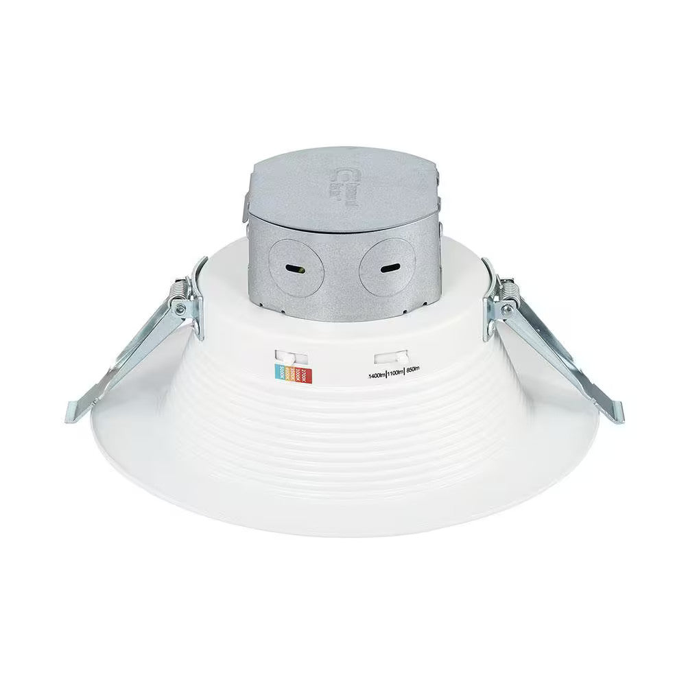 Commercial Electric Easy-Up 6" Canless Selectable CCT LED Recessed Light Kit