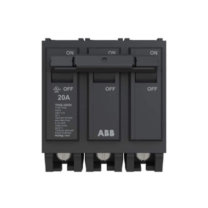 ABB 20 Amp 1 in. 3-Pole Circuit Breaker THQL32020A