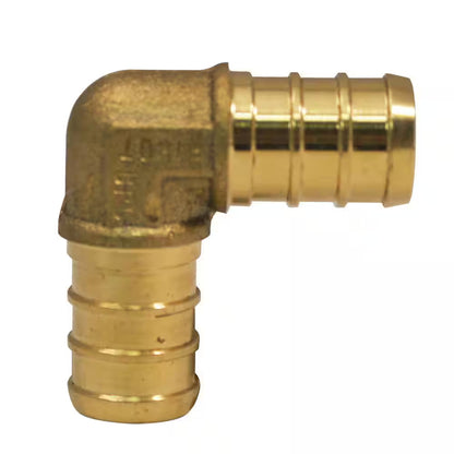 Apollo 1/2 in. Brass PEX-B Barb 90 Elbow 10-Pack