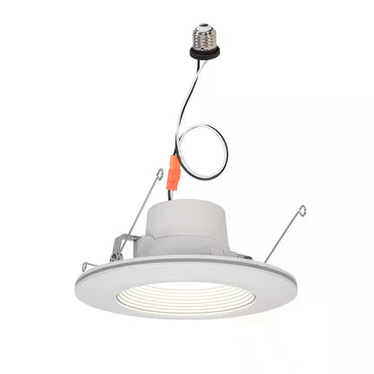 Commercial Electric 6" Selectable CCT LED Recessed Light Trim with Night Light