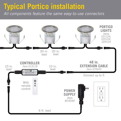 Armacost Lighting Portico Outdoor LED Driver 12-Volt Transformer 814240
