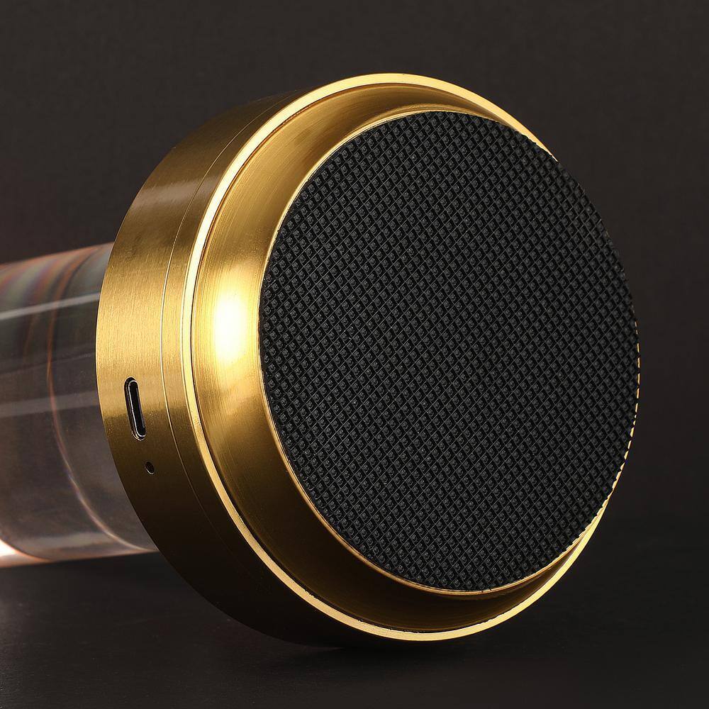 7 in. Outdoor/Indoor Dimmable Touch Control Industrial Gold Portable Table Lamp