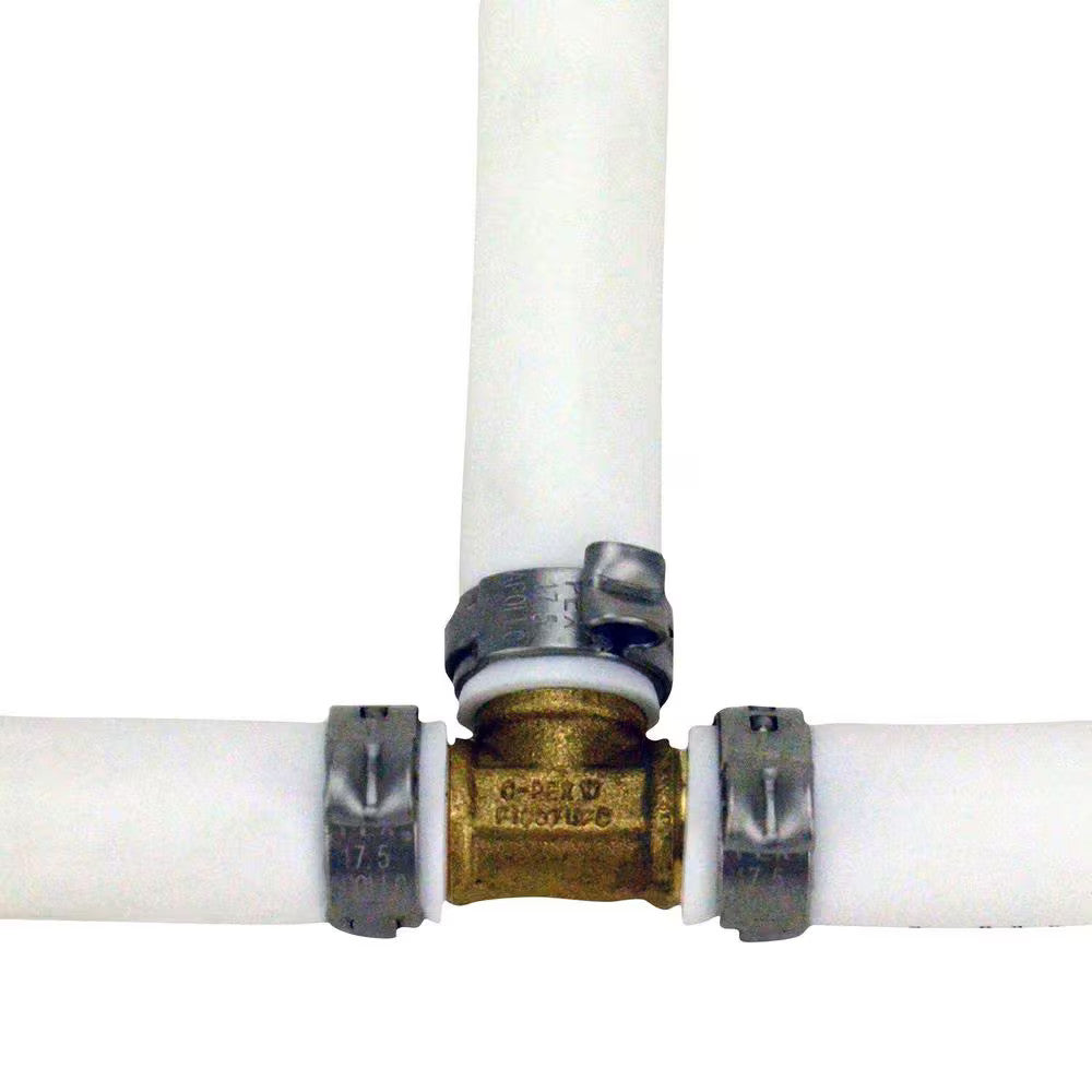 Apollo 1/2 in. Brass PEX-B Barb Tee 10-Pack APXT1210PK