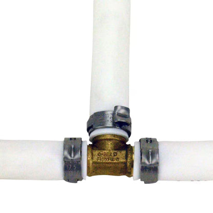 Apollo 1/2 in. Brass PEX-B Barb Tee 10-Pack APXT1210PK