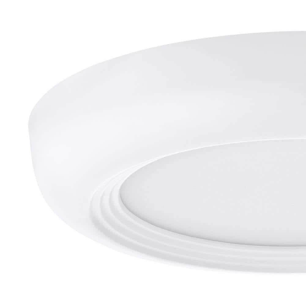 Commercial Electric 6 in LED Flush Mount Ceiling Light J Box Compatible 6 Pack