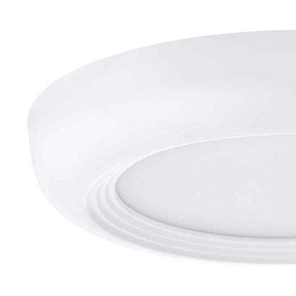 Commercial Electric 6 in LED Flush Mount Ceiling Light J Box Compatible 6 Pack