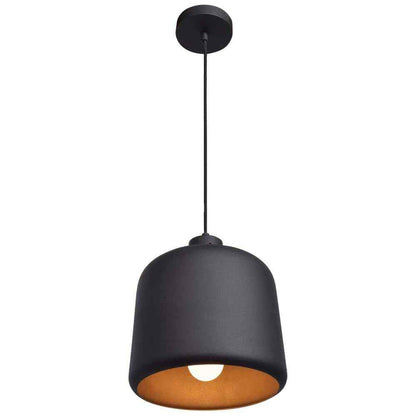 Access Lighting Nostalgia 10.5 in. H 1-Light Matte Black Pendant 23778-MBL/MGL