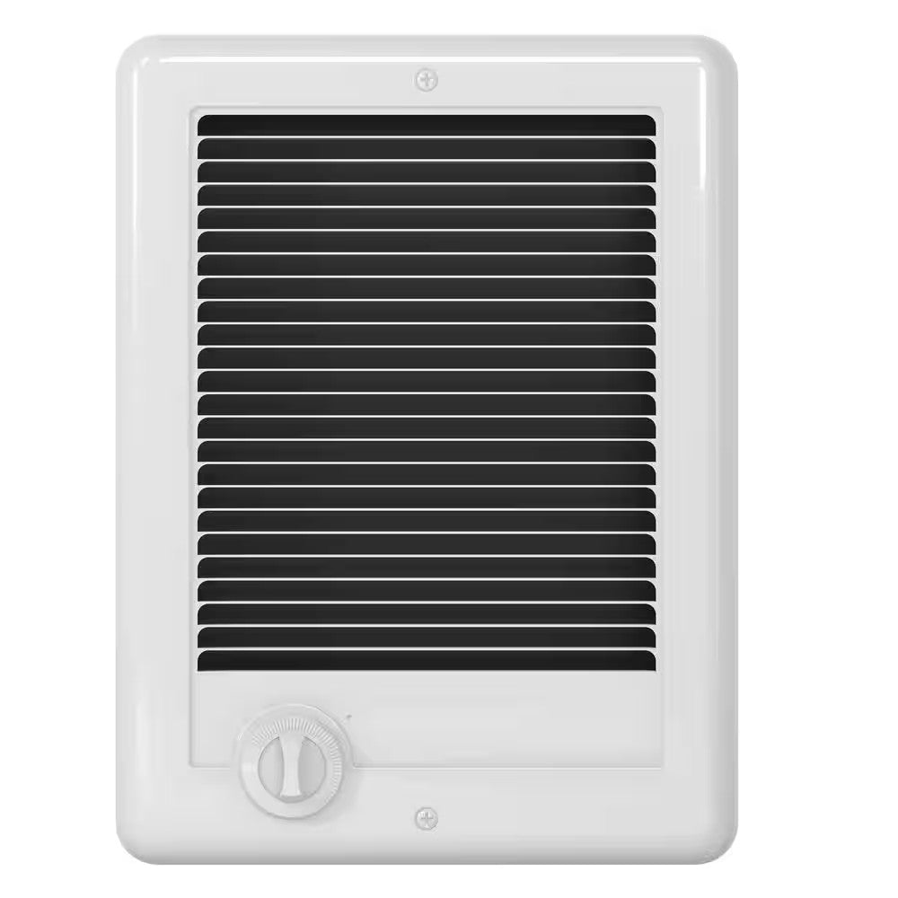Cadet 120v 1500w Com-Pak In-wall Fan-forced Electric Heater, White, Thermostat
