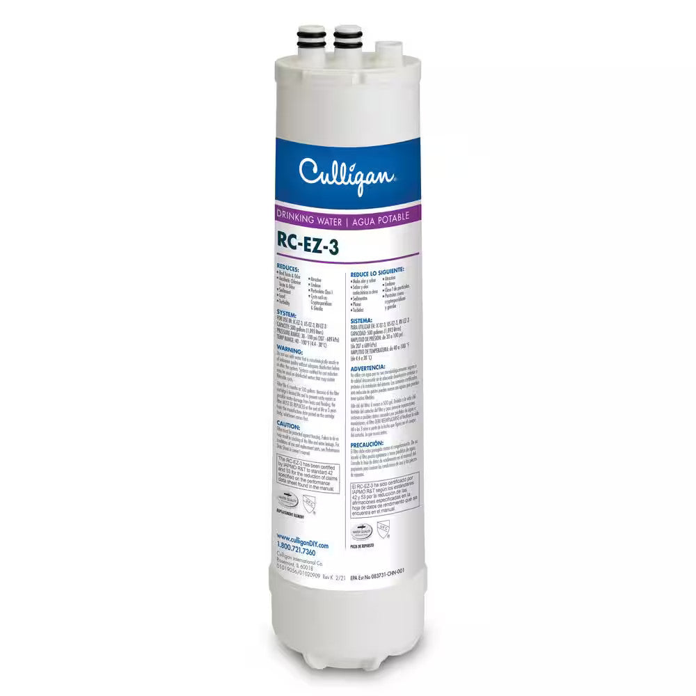 Culligan EZ-Change Replacement Advanced Filtration Water Filter Cartridge