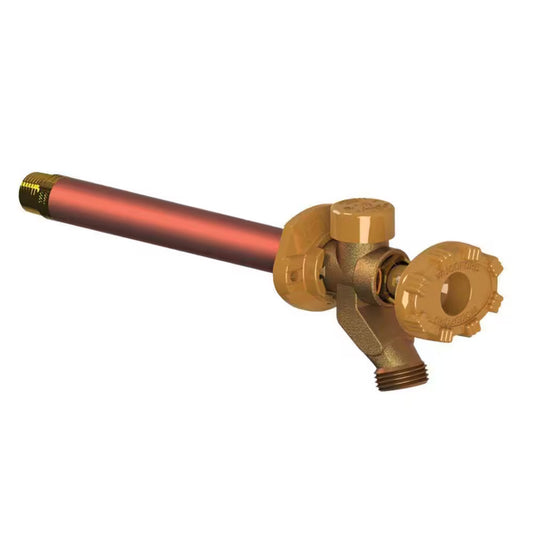 1/2" x 1/2" Brass Sweat x MPT x 10" Freeze-Resistant Anti-Rupture Sillcock Valve