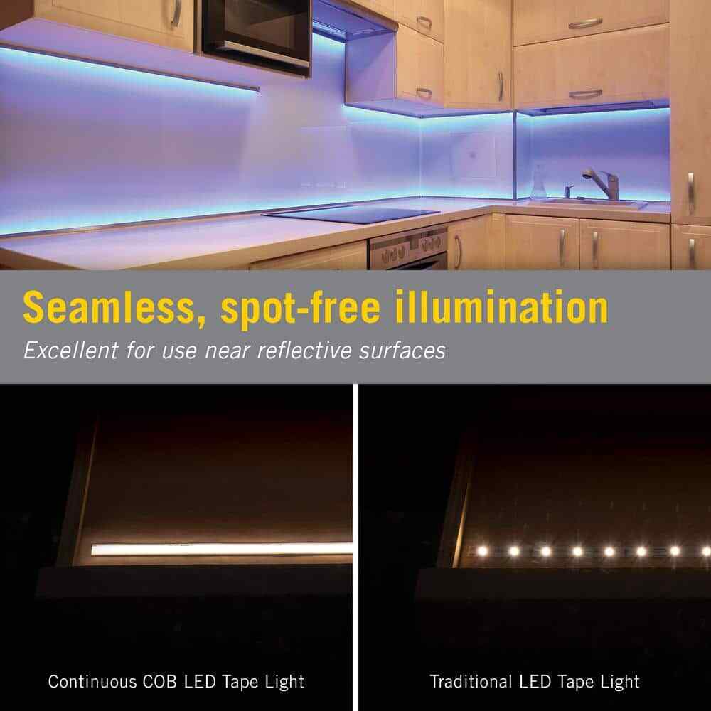 Armacost Lighting RibbonFlex Pro 24V White 16.4 ft. Dimmable Cuttable LED Tape