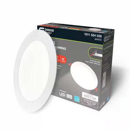 Commercial Electric 6 in. LED Lumen Select Ultraslim Canless Recessed Light