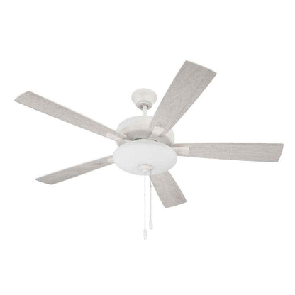 CRAFTMADE Eos 52 in. White Ceiling Fan w/ reversable blades and light kit