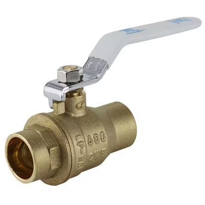 Apollo 3/4 in. Lead Free Brass SWT x SWT Ball Valve 94ALF20401A
