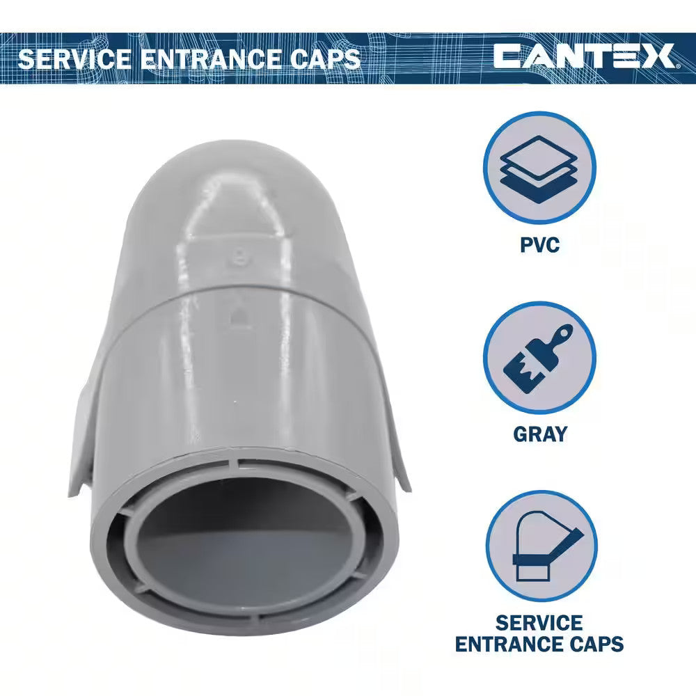 Cantex 2 in. Service Entrance Cap R5133743
