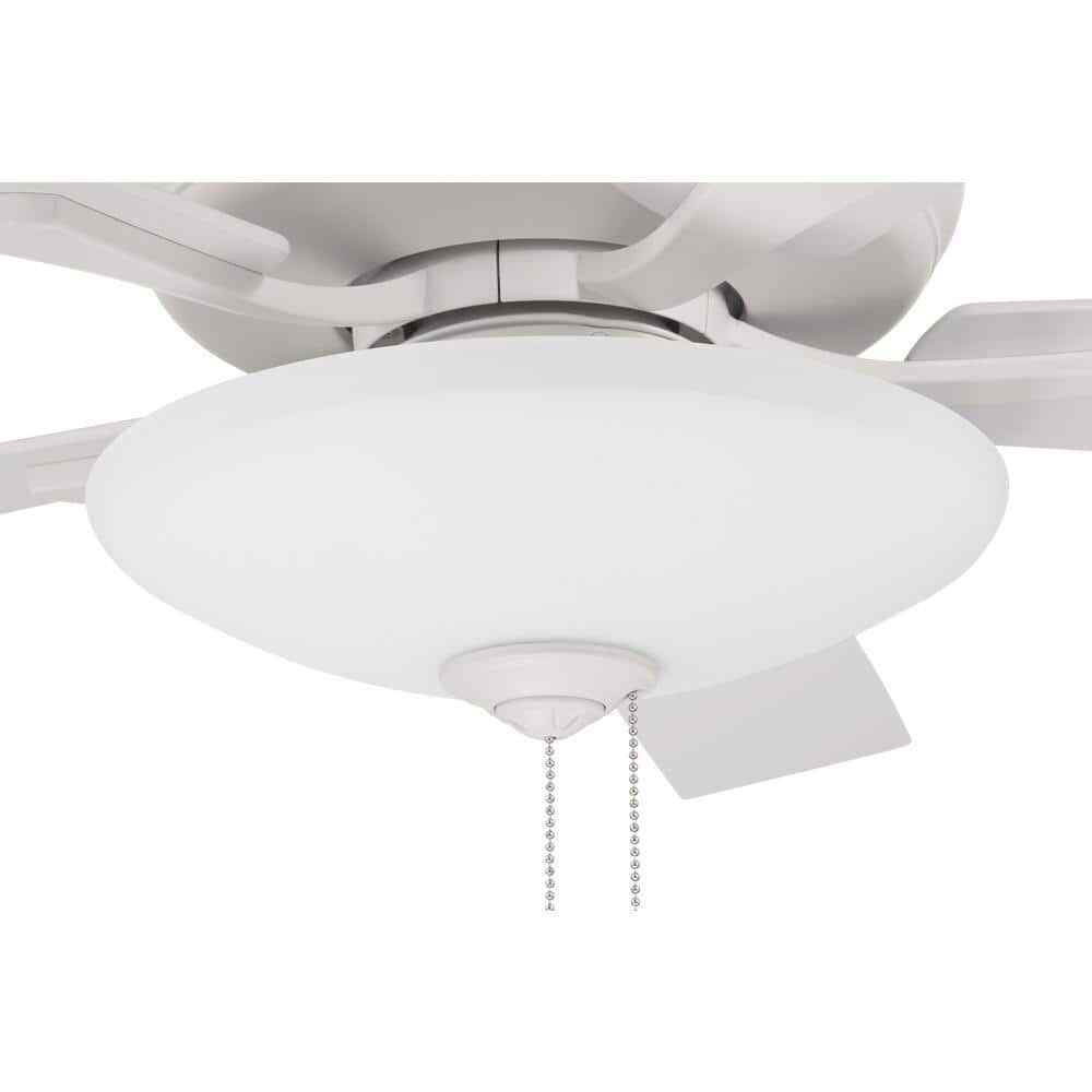 CRAFTMADE Eos 52 in. White Ceiling Fan w/ reversable blades and light kit