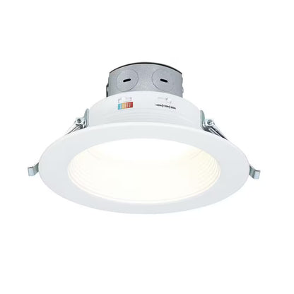 Commercial Electric Easy-Up 6" Canless Selectable CCT LED Recessed Light Kit