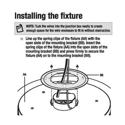 Commerical Electric 11 LED Dimmable CCT Flush Mount Ceiling Light Nickel