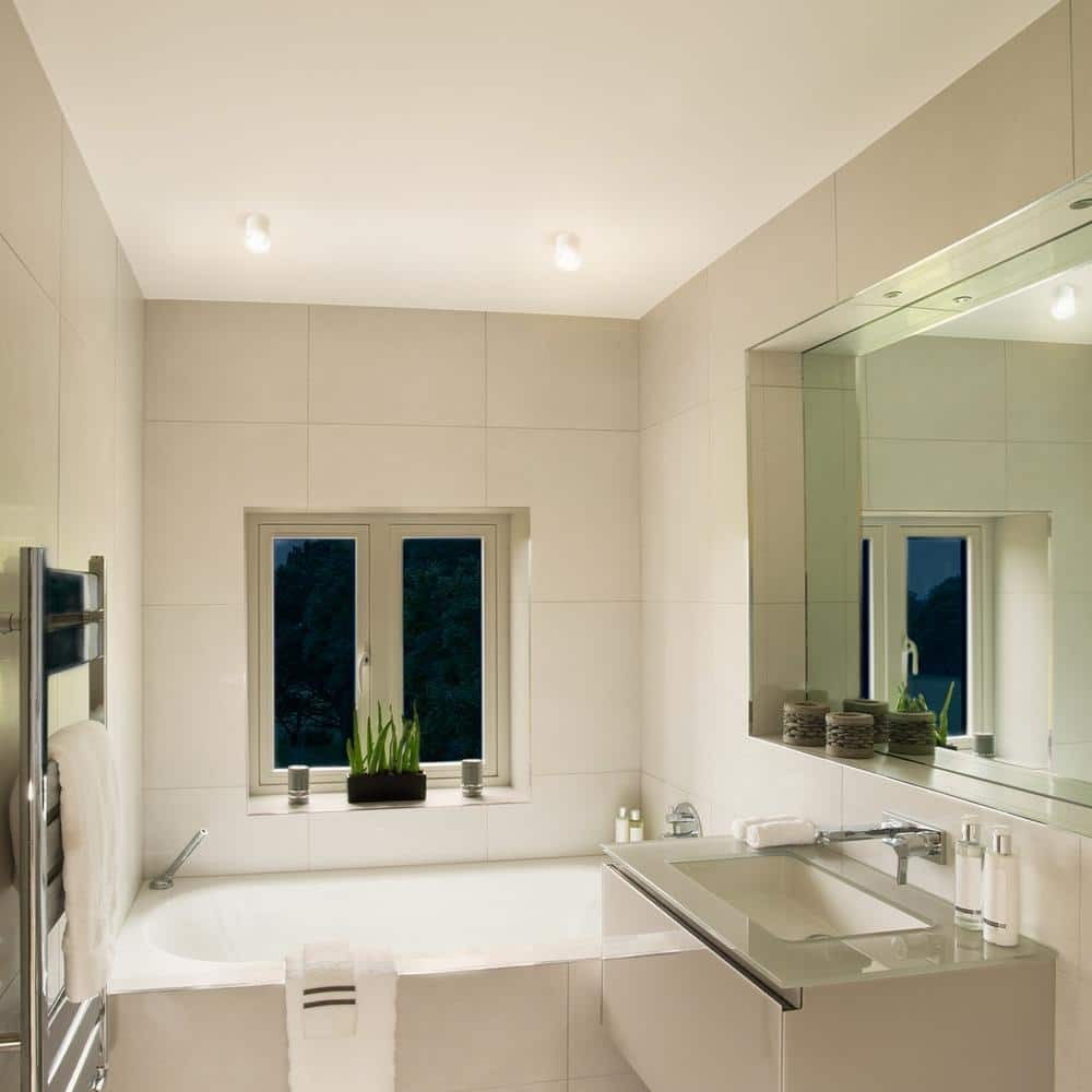 Commercial Electric LED 3 in Round Canless Recessed Light Trackless Soft White