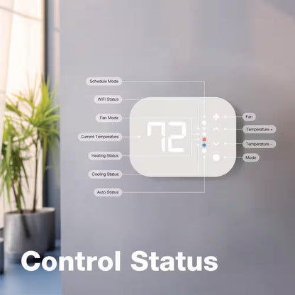 Commercial Electric Wi-Fi Bluetooth Alexa Enabled Smart Programmable Thermostat