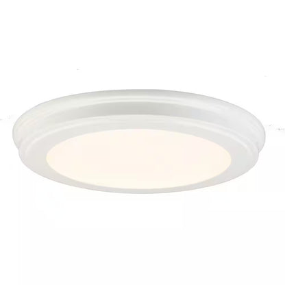 Commercial Electric 13 in. White Selectable LED Flush Mount