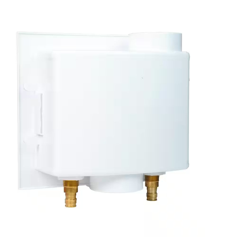 Apollo Washing Machine Outlet Box 1/2" Brass Pex Barb Valve For Expansion PEX
