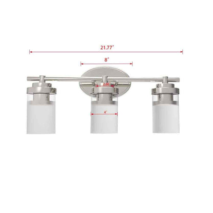 Cedar Hill 3-Light Silver Vanity Light 412305