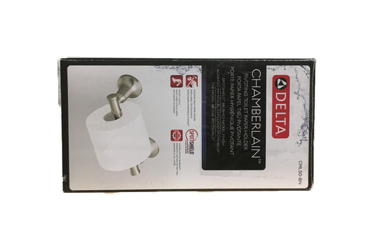 Delta Chamberlain Wall Mount Pivot Arm Toilet Paper Holder  in Brushed Nickel