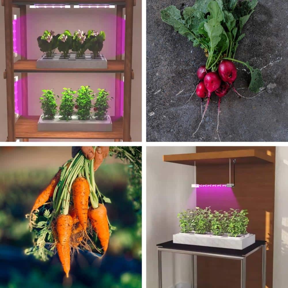 2 ft. 32-Watt White LED 3 Adjustable Spectrum Linkable Plant Grow Light