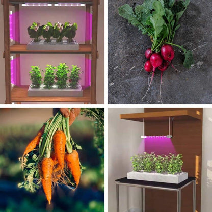 2 ft. 32-Watt White LED 3 Adjustable Spectrum Linkable Plant Grow Light
