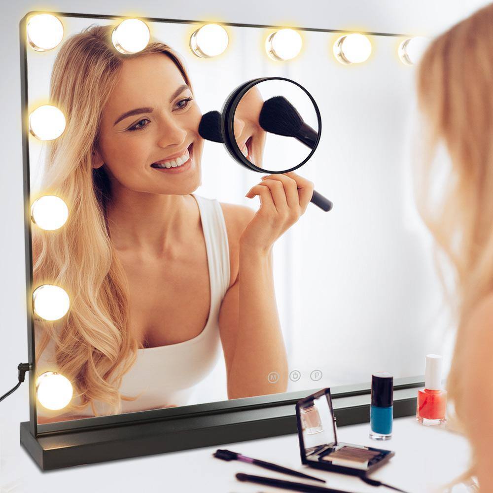 Depuley 23in Vanity Mirror w/ Lights Lighted Makeup Mirror w/ Smart Touch Switch