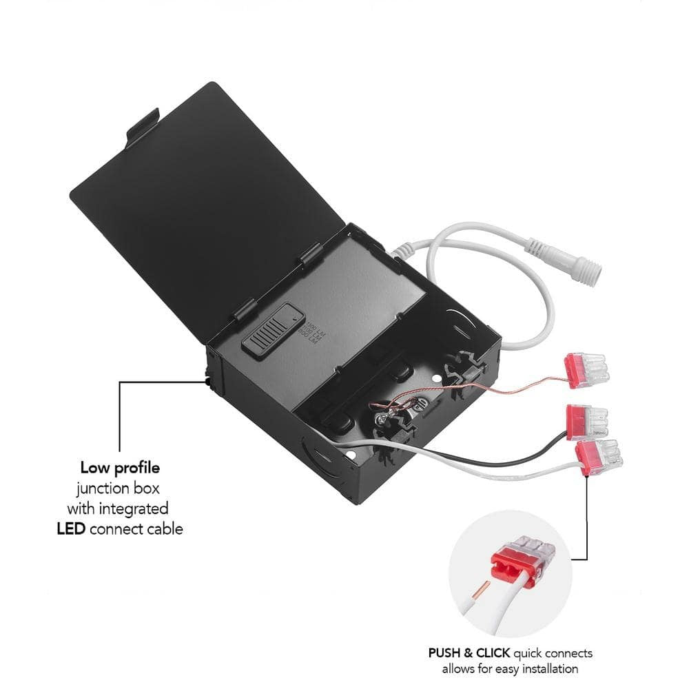 Commercial Electric 6" LED Select Baffle Canless Recessed Light Adjustable CCT