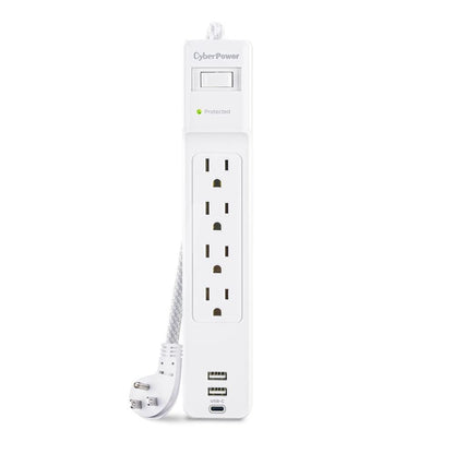 CyberPower 5 ft. 2 USB-A 1 USB-C 1500J 4-Outlet Surge Protector