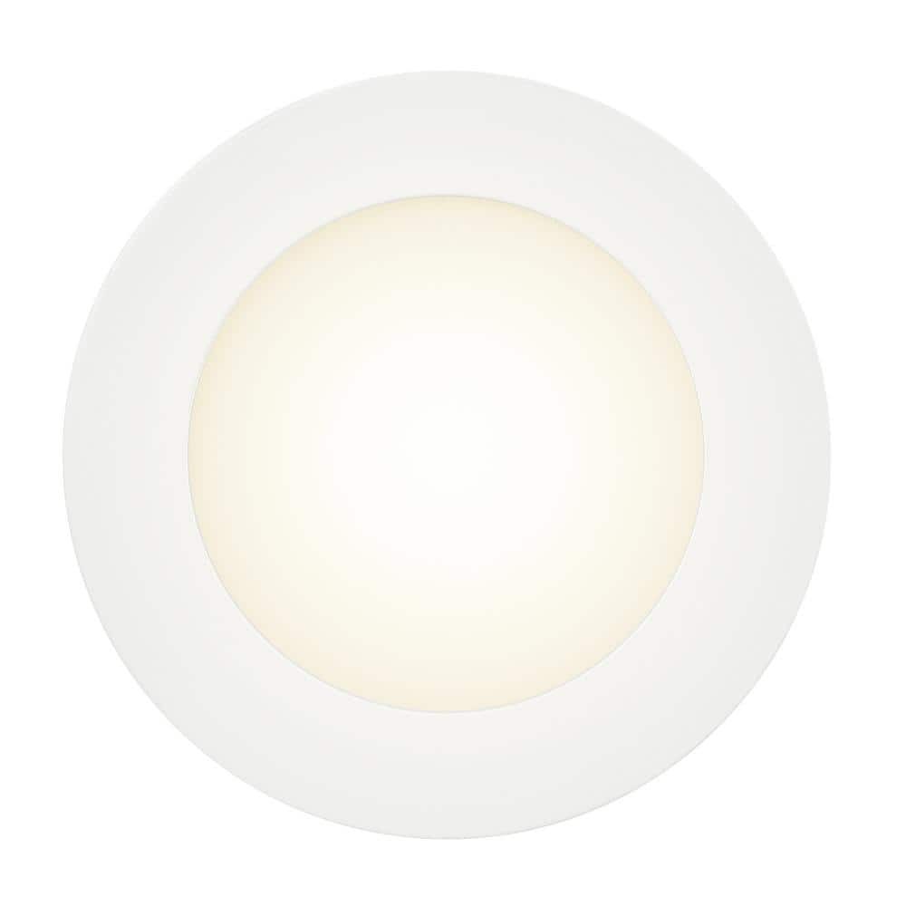 Commercial Electric Integrated LED 6" Retrofit Ultra Slim  Recessed Light, White