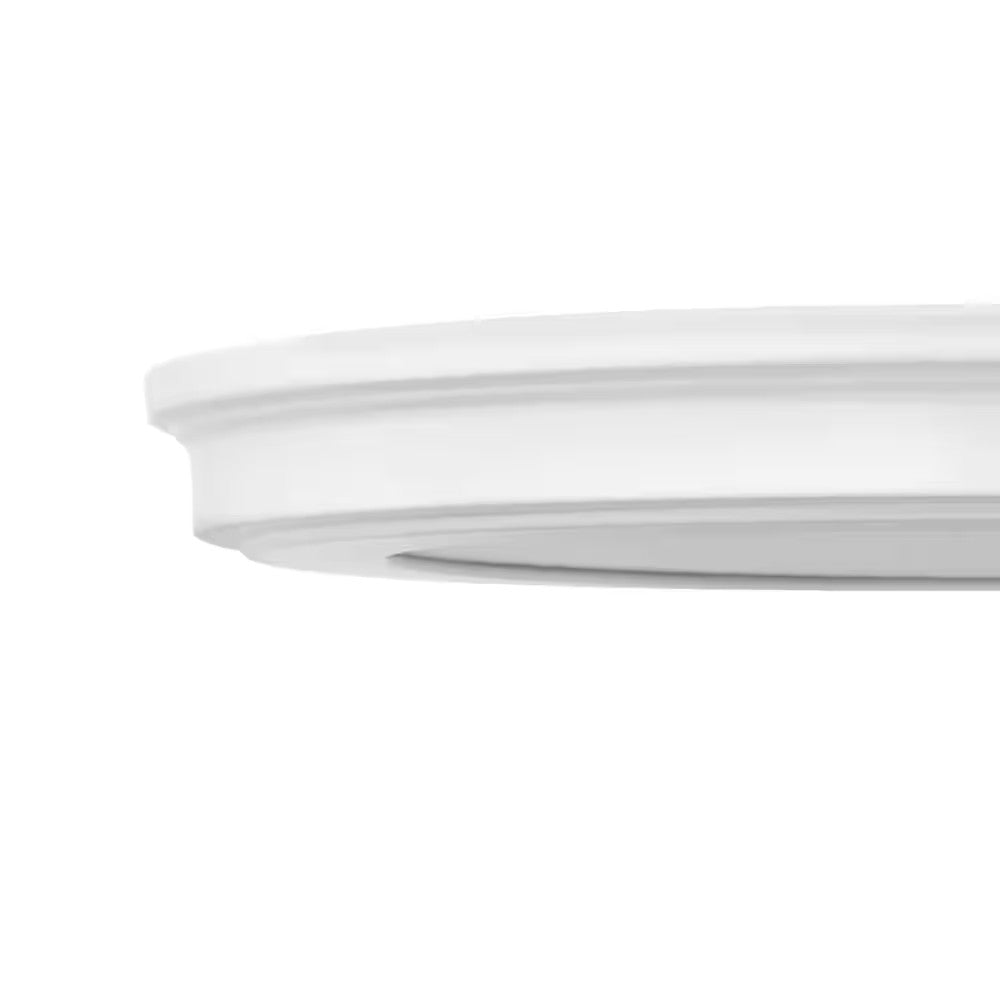 Commercial Electric 13 in. White Selectable LED Flush Mount